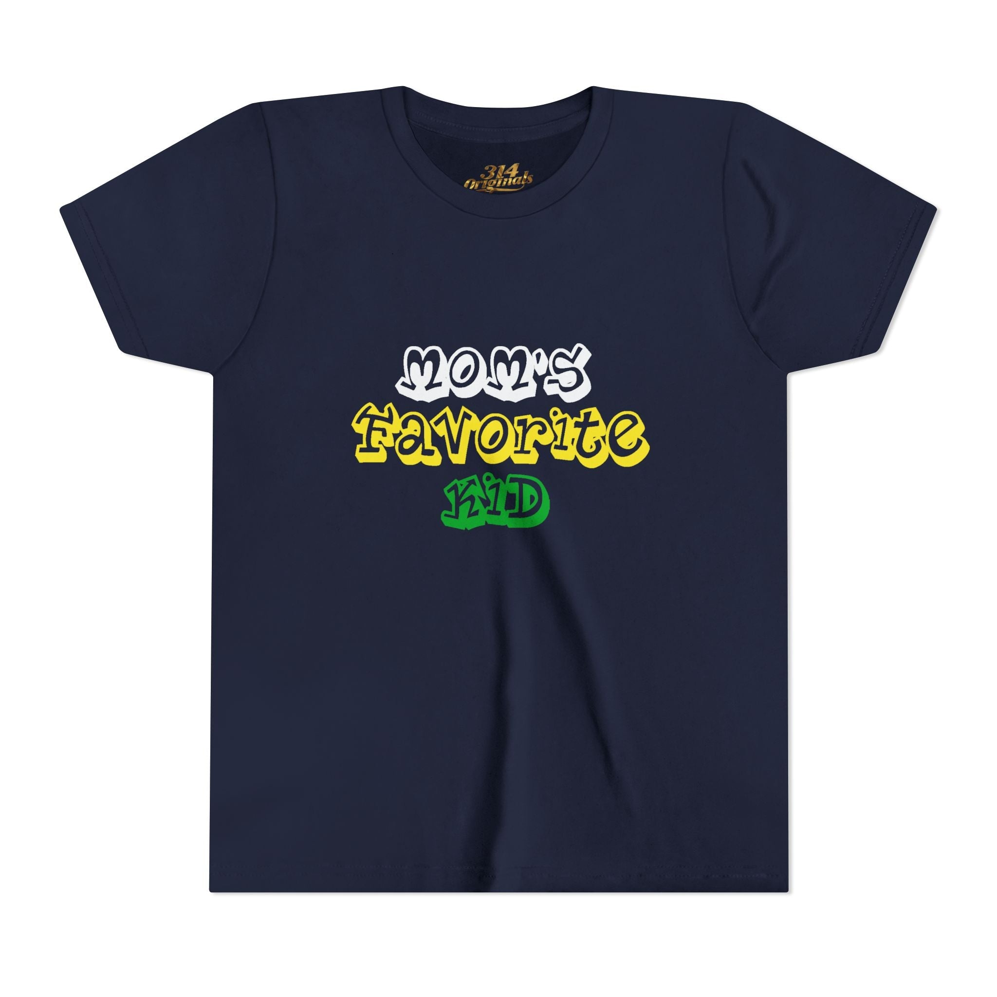 Boys "Favorite Kid" Retro Yellow & Green Graphic T-Shirt - 314 Originals