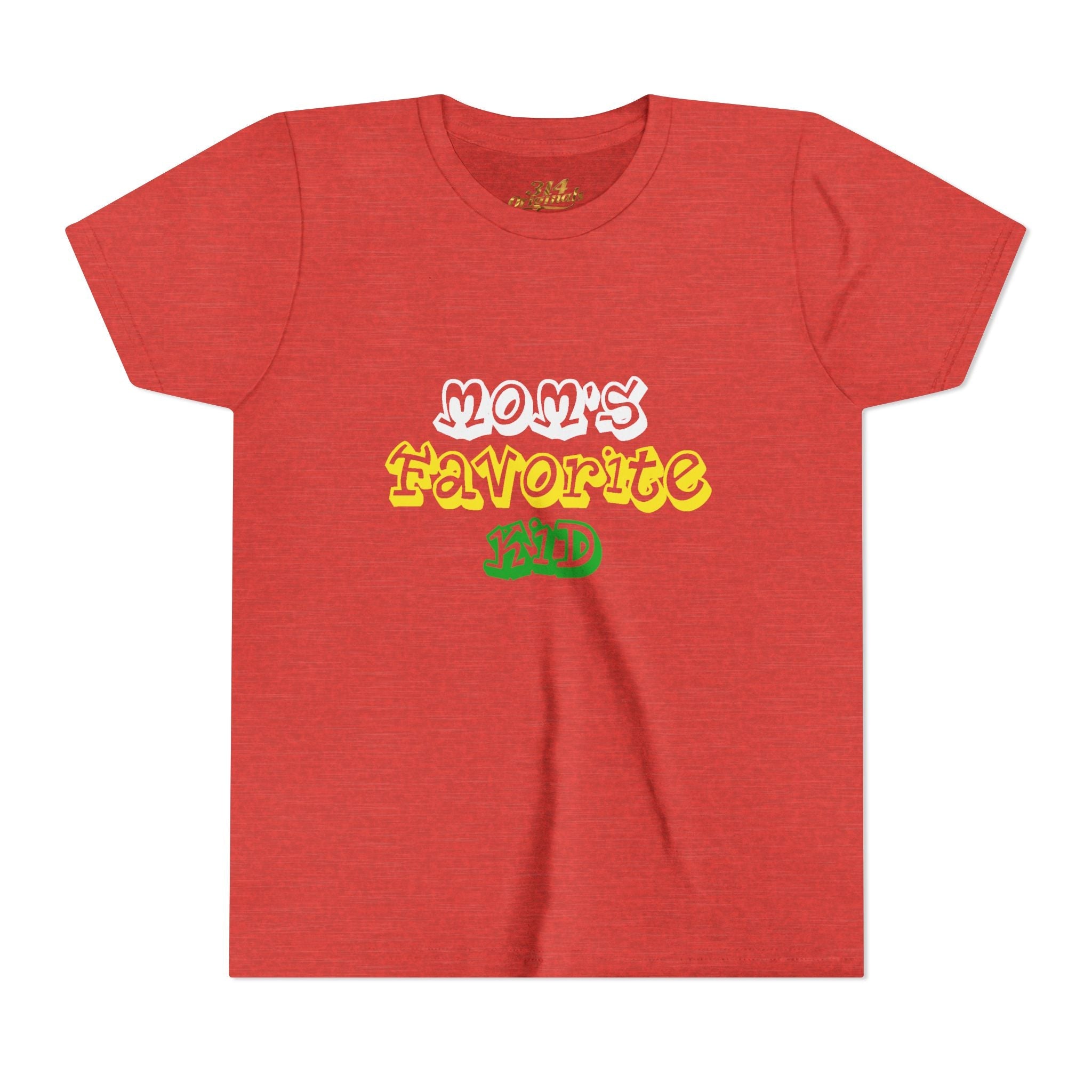 Boys "Favorite Kid" Retro Yellow & Green Graphic T-Shirt - 314 Originals