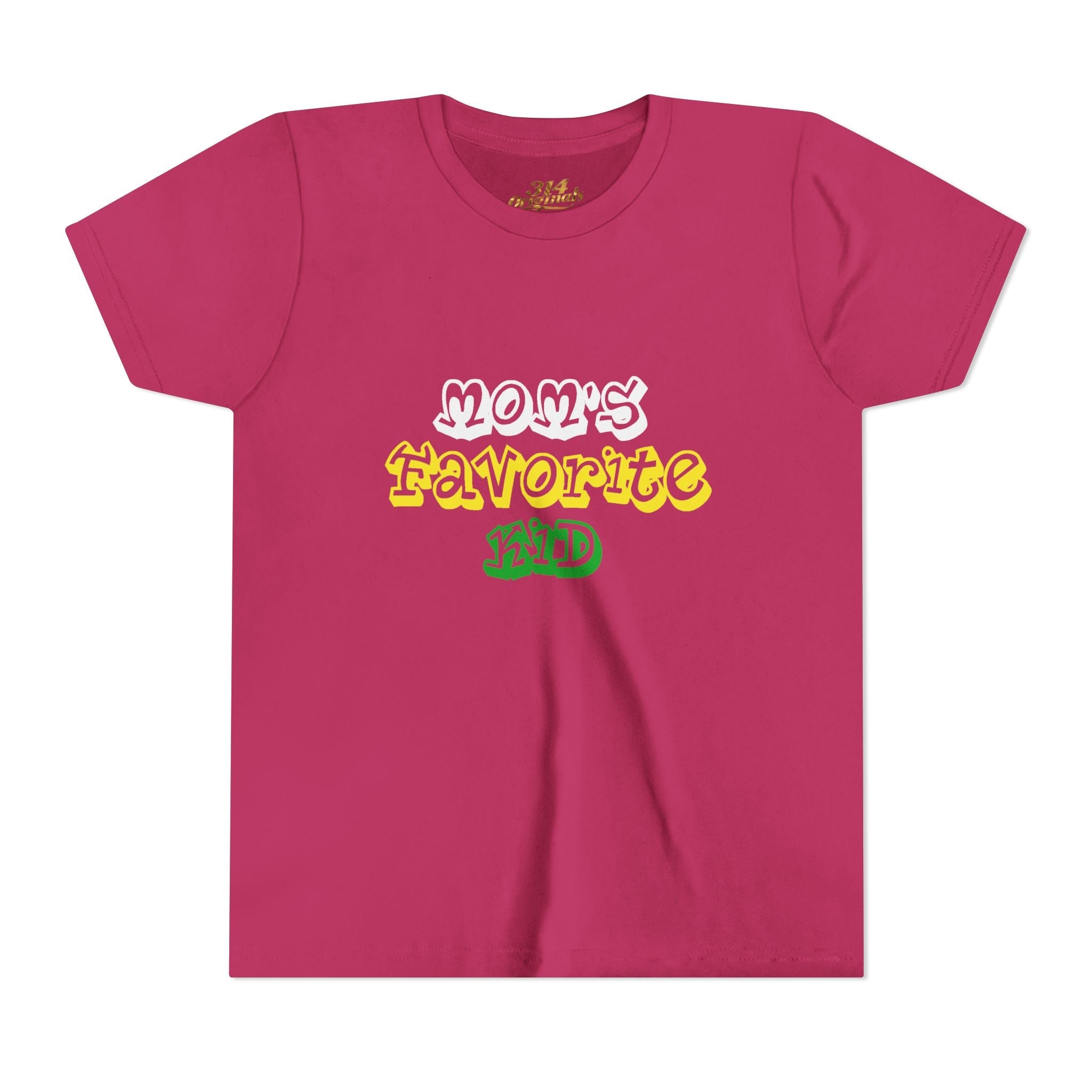 Boys "Favorite Kid" Retro Yellow & Green Graphic T-Shirt - 314 Originals
