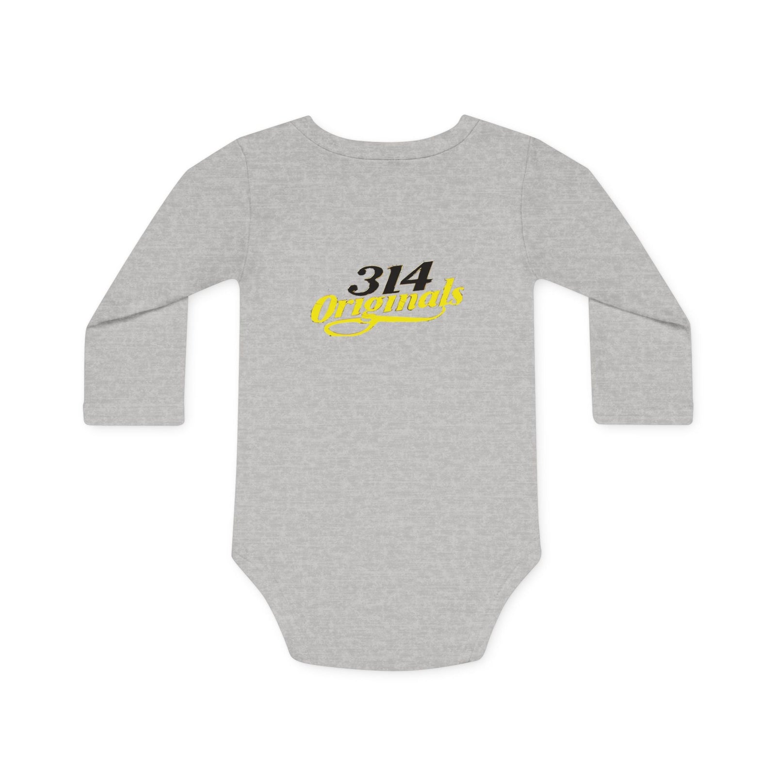 Caution: Cuteness Overload Baby Bodysuit – 314 Originals Long-Sleeve Organic Onesie - 314 Originals