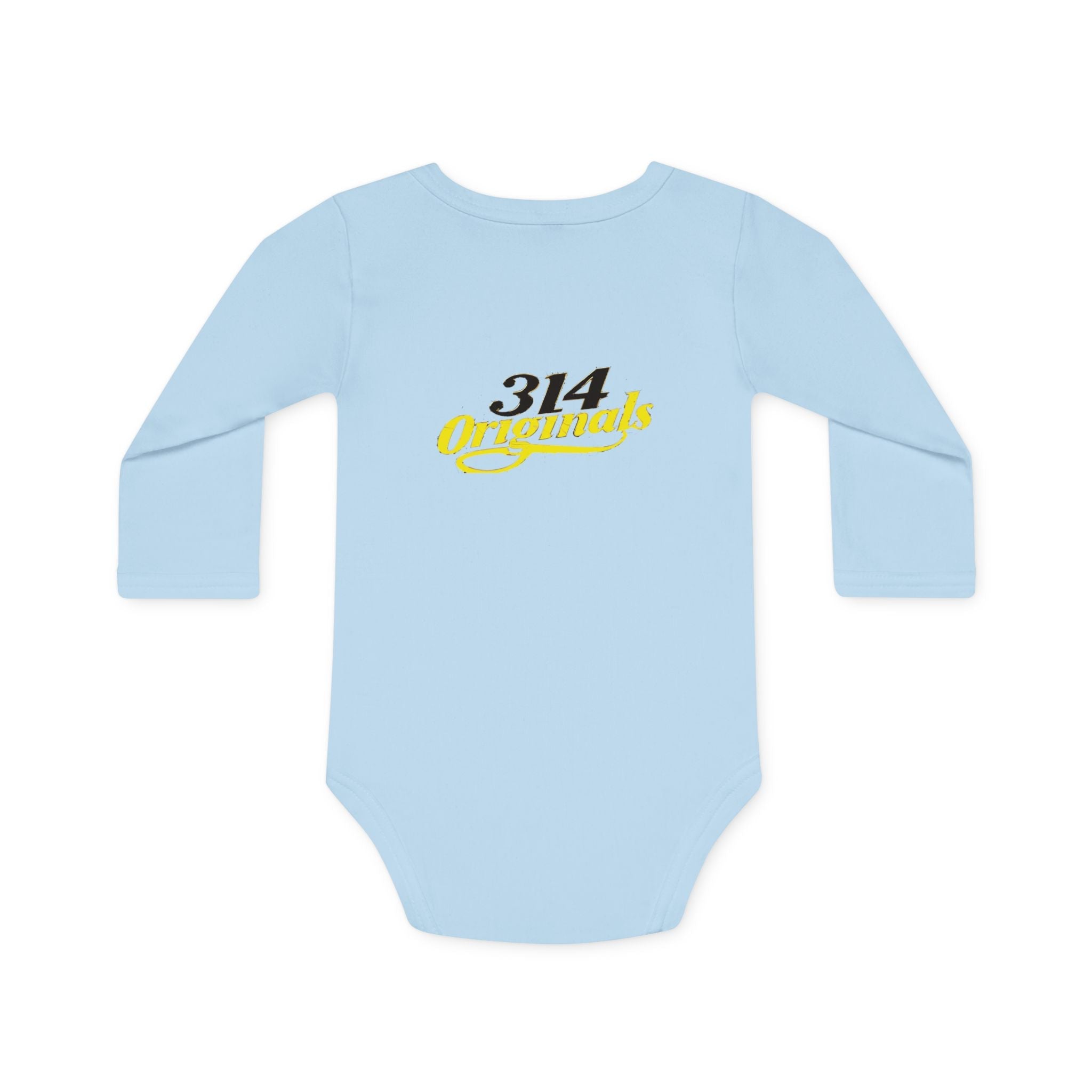 Caution: Cuteness Overload Baby Bodysuit – 314 Originals Long-Sleeve Organic Onesie - 314 Originals