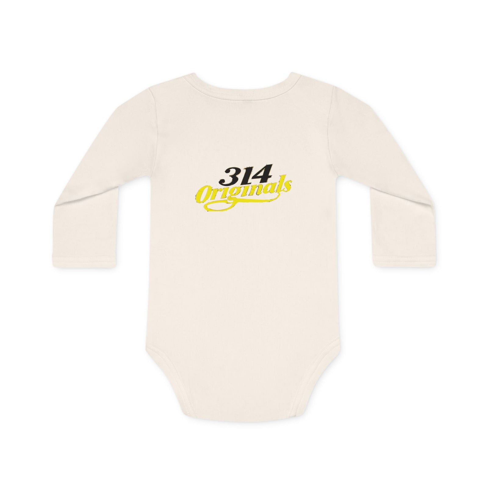 Caution: Cuteness Overload Baby Bodysuit – 314 Originals Long-Sleeve Organic Onesie - 314 Originals