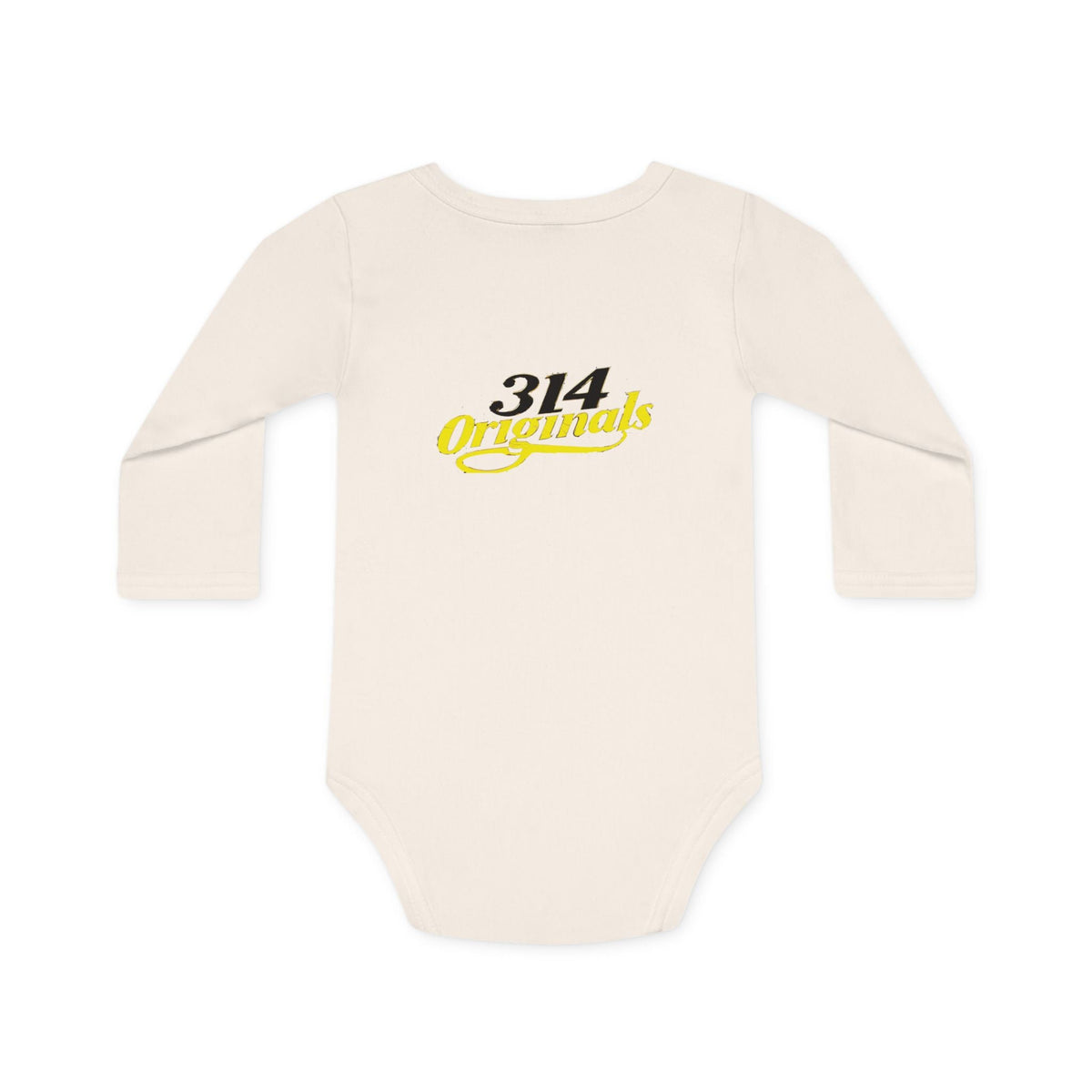 Caution: Cuteness Overload Baby Bodysuit – 314 Originals Long-Sleeve Organic Onesie - 314 Originals