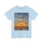 Christian Sunset T-Shirt – "His Enduring Love Provides" Inspirational Gospel Tee - 314 Originals