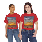 Christian Sunset T-Shirt – "His Enduring Love Provides" Inspirational Gospel Tee - 314 Originals