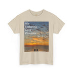 Christian Sunset T-Shirt – "His Enduring Love Provides" Inspirational Gospel Tee - 314 Originals