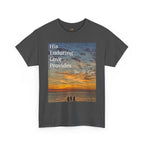 Christian Sunset T-Shirt – "His Enduring Love Provides" Inspirational Gospel Tee - 314 Originals