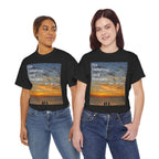 Christian Sunset T-Shirt – "His Enduring Love Provides" Inspirational Gospel Tee - 314 Originals