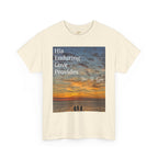 Christian Sunset T-Shirt – "His Enduring Love Provides" Inspirational Gospel Tee - 314 Originals