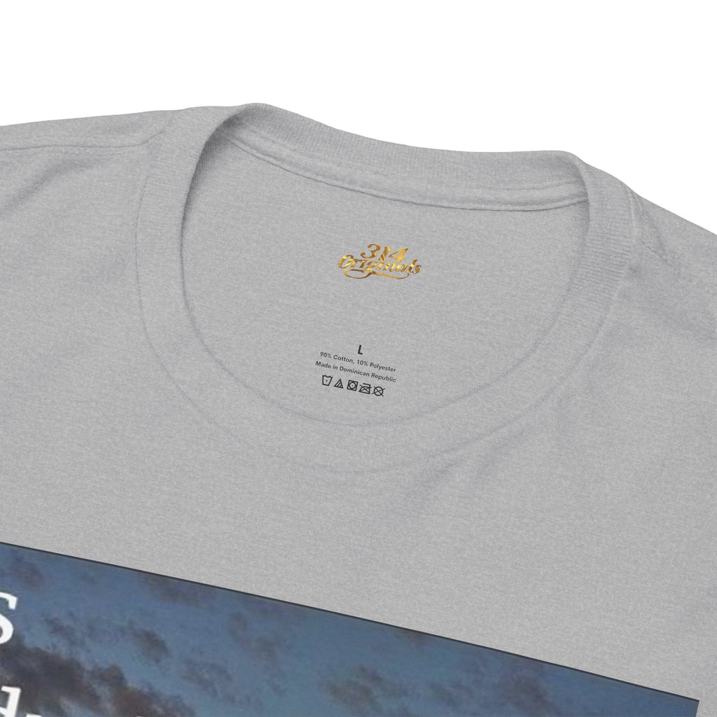Christian Sunset T-Shirt – "His Enduring Love Provides" Inspirational Gospel Tee - 314 Originals