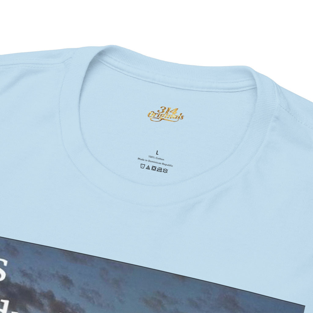 Christian Sunset T-Shirt – "His Enduring Love Provides" Inspirational Gospel Tee - 314 Originals