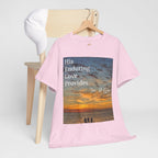 Christian Sunset T-Shirt – "His Enduring Love Provides" Inspirational Gospel Tee - 314 Originals