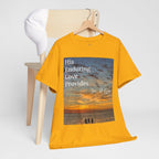 Christian Sunset T-Shirt – "His Enduring Love Provides" Inspirational Gospel Tee - 314 Originals