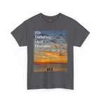 Christian Sunset T-Shirt – "His Enduring Love Provides" Inspirational Gospel Tee - 314 Originals