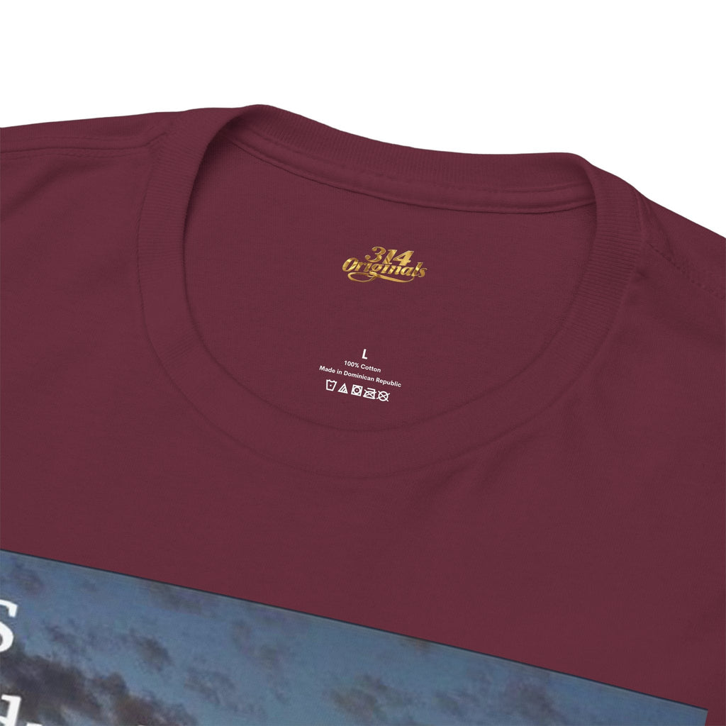 Christian Sunset T-Shirt – "His Enduring Love Provides" Inspirational Gospel Tee - 314 Originals