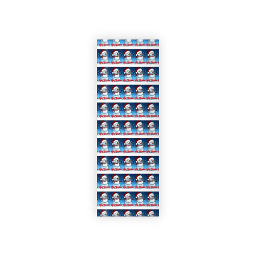 Christmas Snowman Wrapping Paper Roll — Holiday Gift Wrap with 'Merry Christmas' Design - 314 Originals