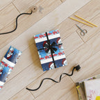 Christmas Snowman Wrapping Paper Roll — Holiday Gift Wrap with 'Merry Christmas' Design - 314 Originals