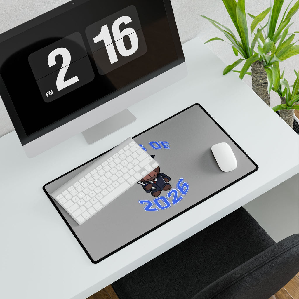 Class of 2026 Graduation Desk Mat — Cute Bear Grad Mousepad for Students - 314 Originals