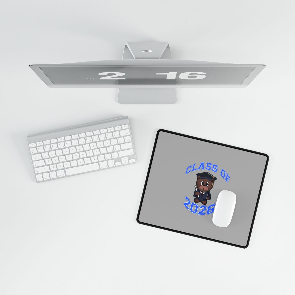 Class of 2026 Graduation Desk Mat — Cute Bear Grad Mousepad for Students - 314 Originals