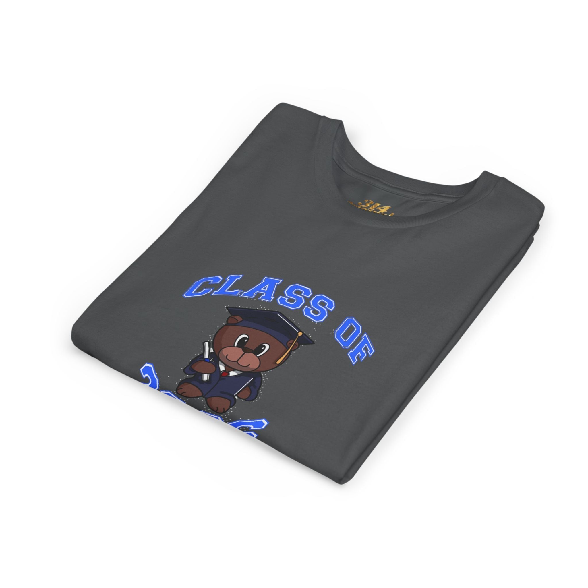 Class of 2026 Kids Graduation T-Shirt — Cute Graduate Bear Youth Tee - 314 Originals