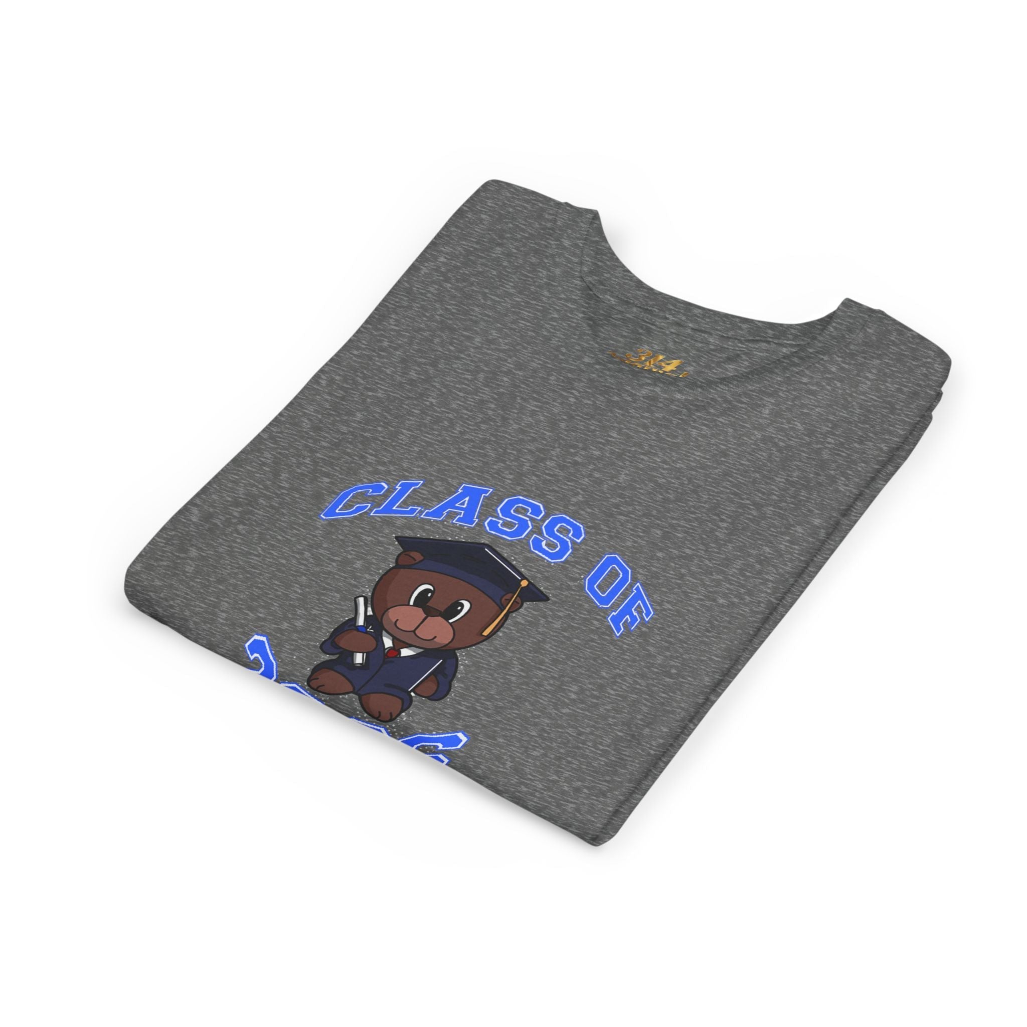 Class of 2026 Kids Graduation T-Shirt — Cute Graduate Bear Youth Tee - 314 Originals