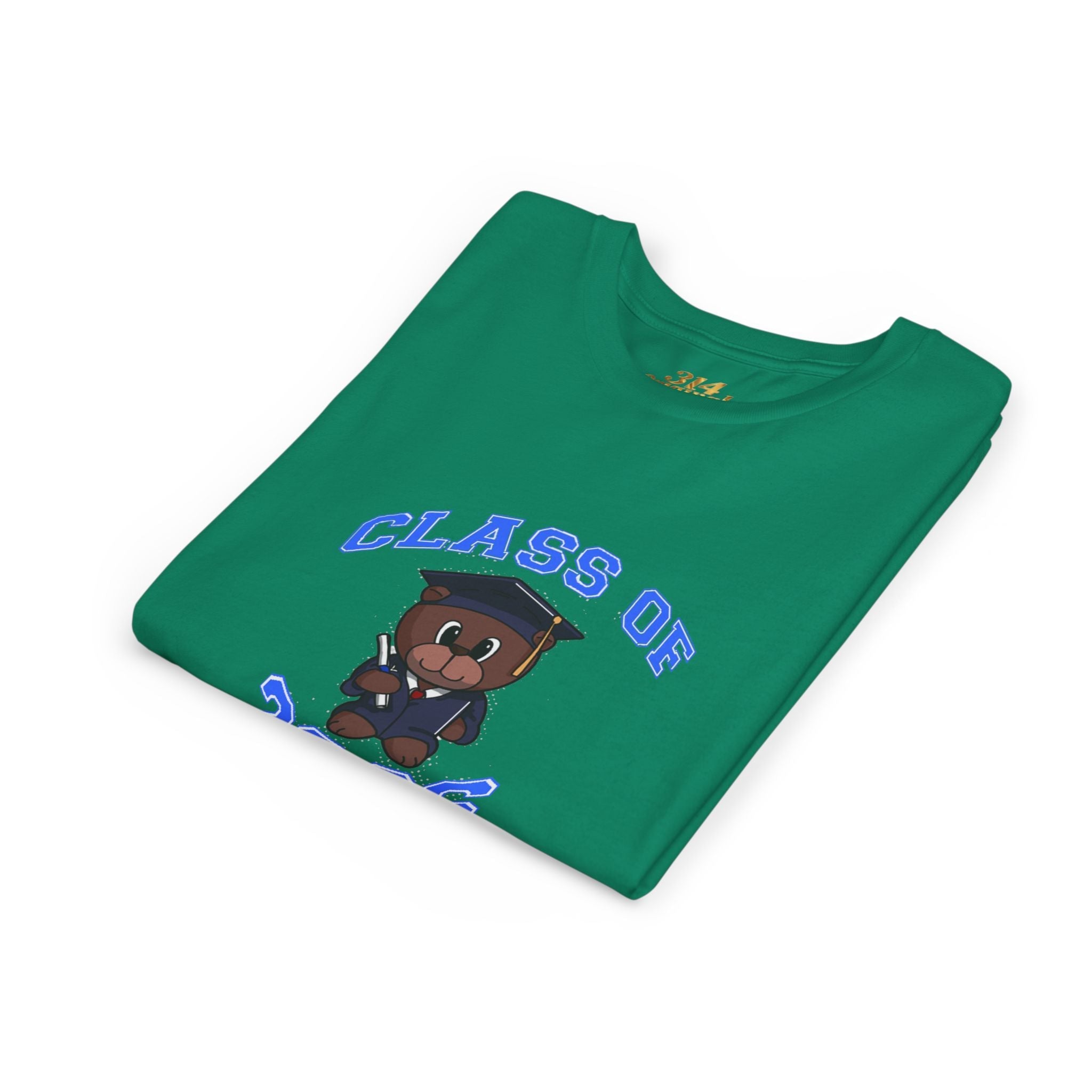 Class of 2026 Kids Graduation T-Shirt — Cute Graduate Bear Youth Tee - 314 Originals