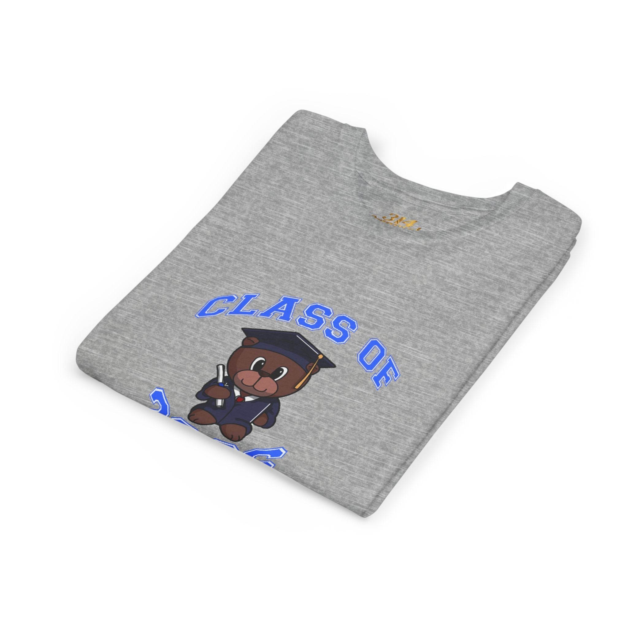 Class of 2026 Kids Graduation T-Shirt — Cute Graduate Bear Youth Tee - 314 Originals