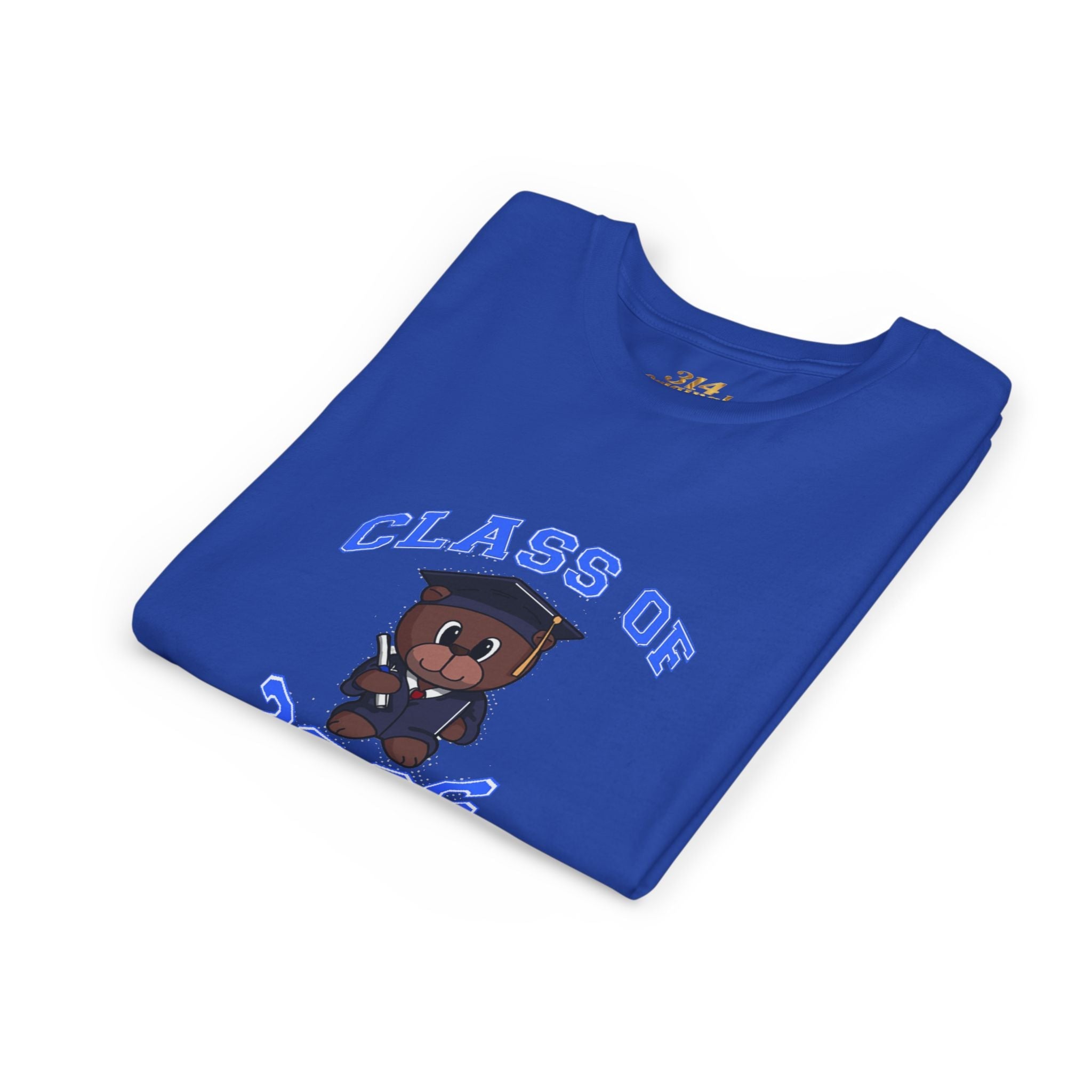 Class of 2026 Kids Graduation T-Shirt — Cute Graduate Bear Youth Tee - 314 Originals