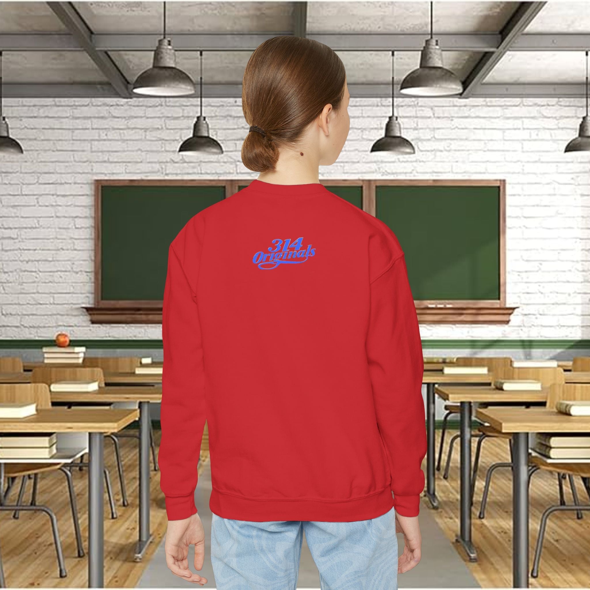 Class of 2026 Youth Crewneck Sweatshirt – Graduation Bear Design - 314 Originals