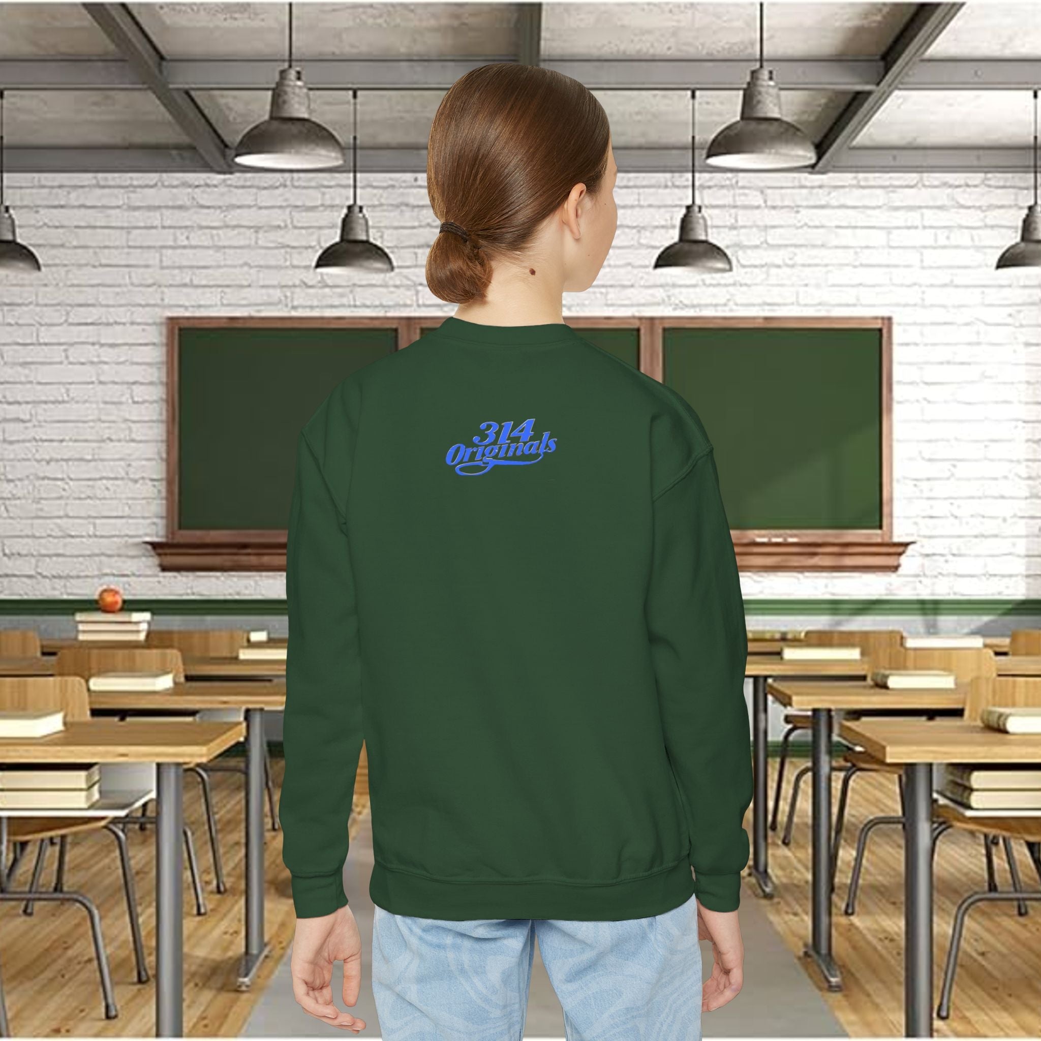 Class of 2026 Youth Crewneck Sweatshirt – Graduation Bear Design - 314 Originals