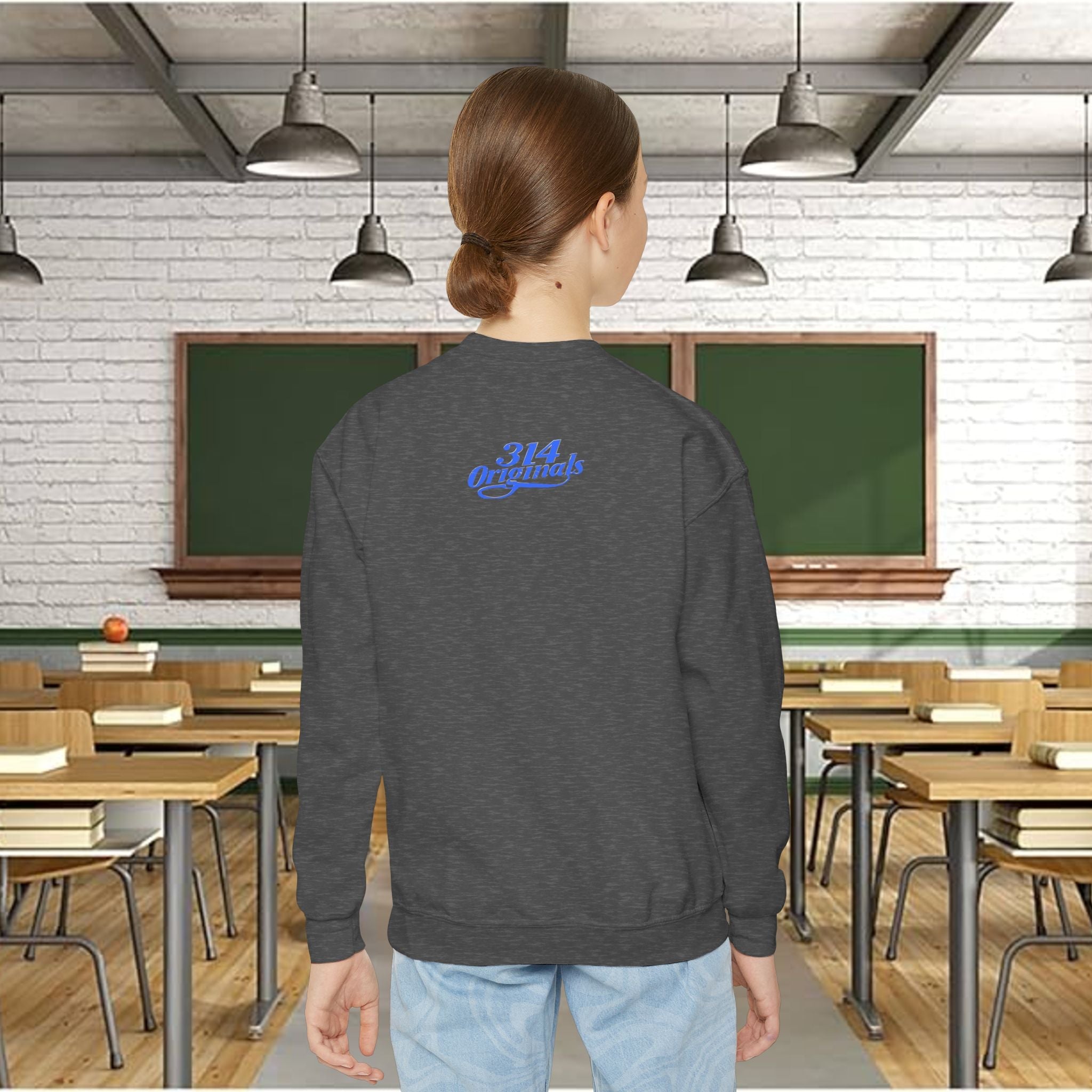Class of 2026 Youth Crewneck Sweatshirt – Graduation Bear Design - 314 Originals