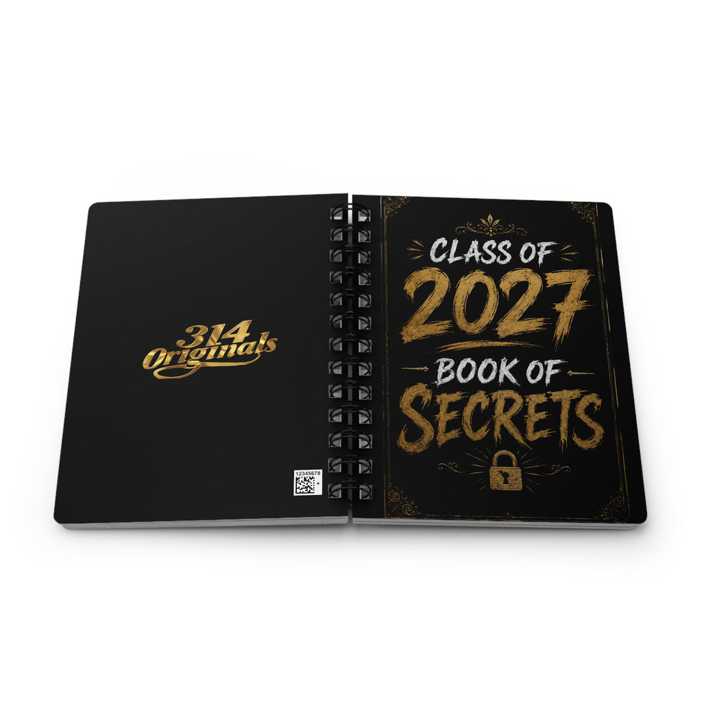 Class of 2027 Book of Secrets Spiral Journal - 314 Originals