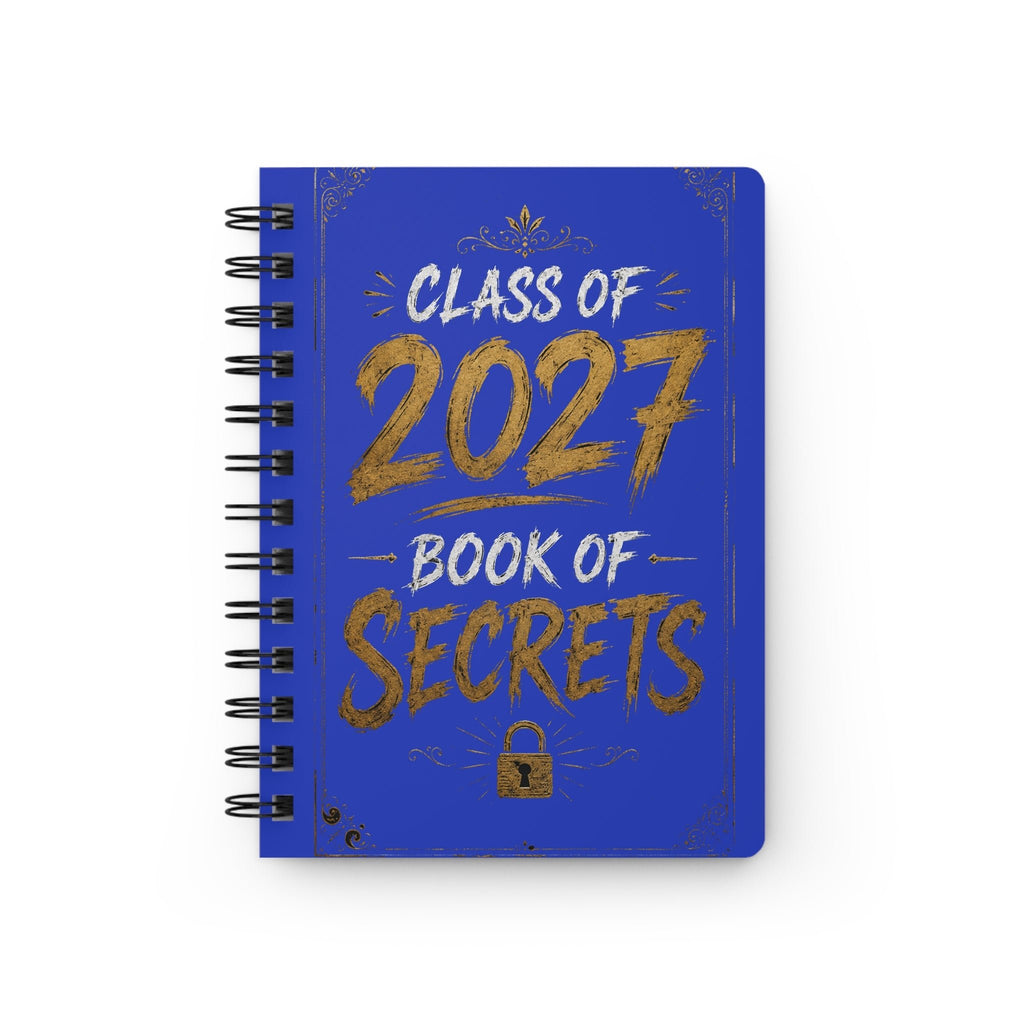 Class of 2027 Book of Secrets Spiral Journal - Blue - 314 Originals