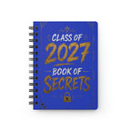 Class of 2027 Book of Secrets Spiral Journal - Blue - 314 Originals