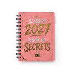Class of 2027 Book of Secrets Spiral Journal - Pink - 314 Originals