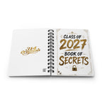 Class of 2027 Book of Secrets Spiral Journal - White - 314 Originals