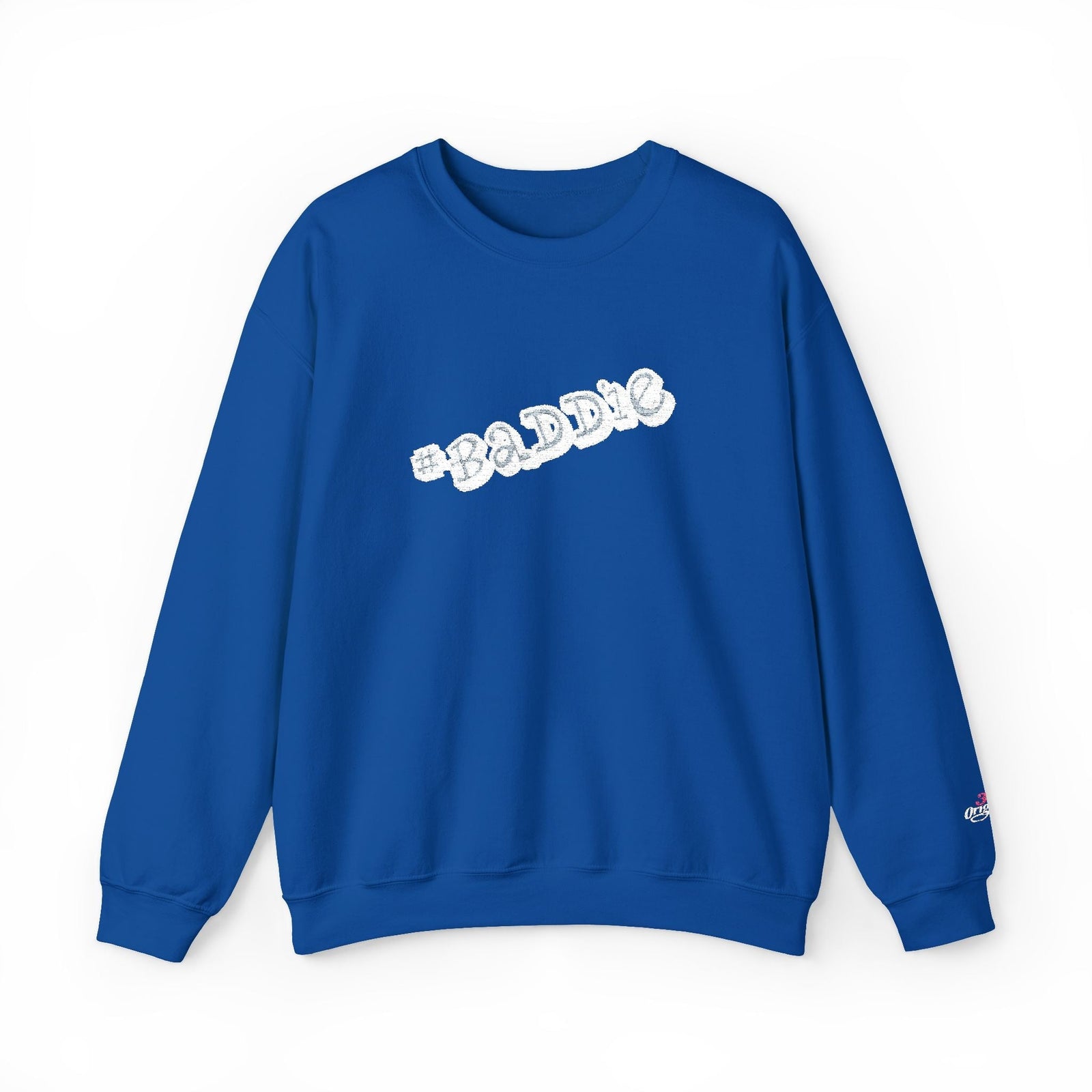Cloud Script Crewneck Sweatshirt — White Script Logo Cozy Pullover - 314 Originals