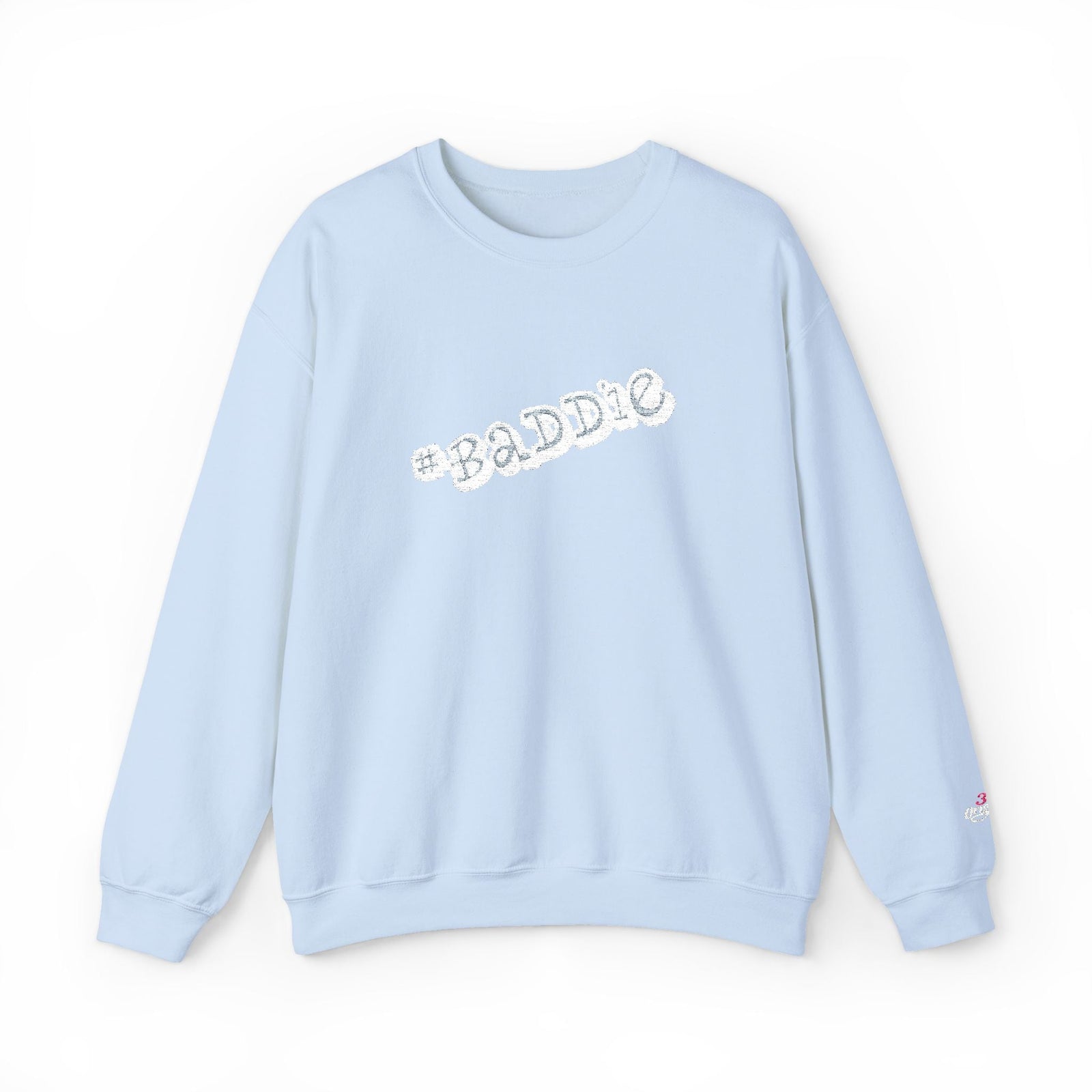 Cloud Script Crewneck Sweatshirt — White Script Logo Cozy Pullover - 314 Originals