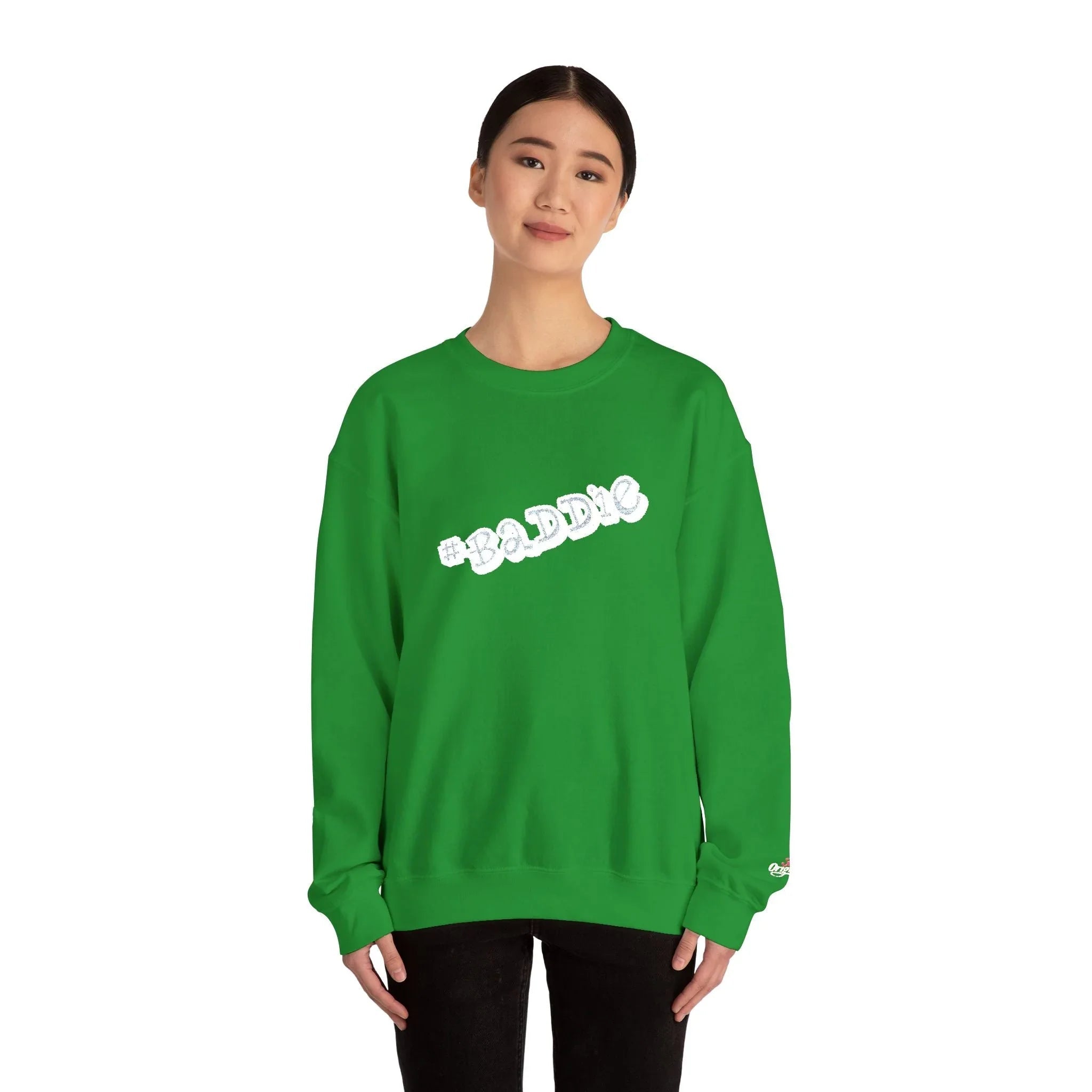 Cloud Script Crewneck Sweatshirt — White Script Logo Cozy Pullover - 314 Originals