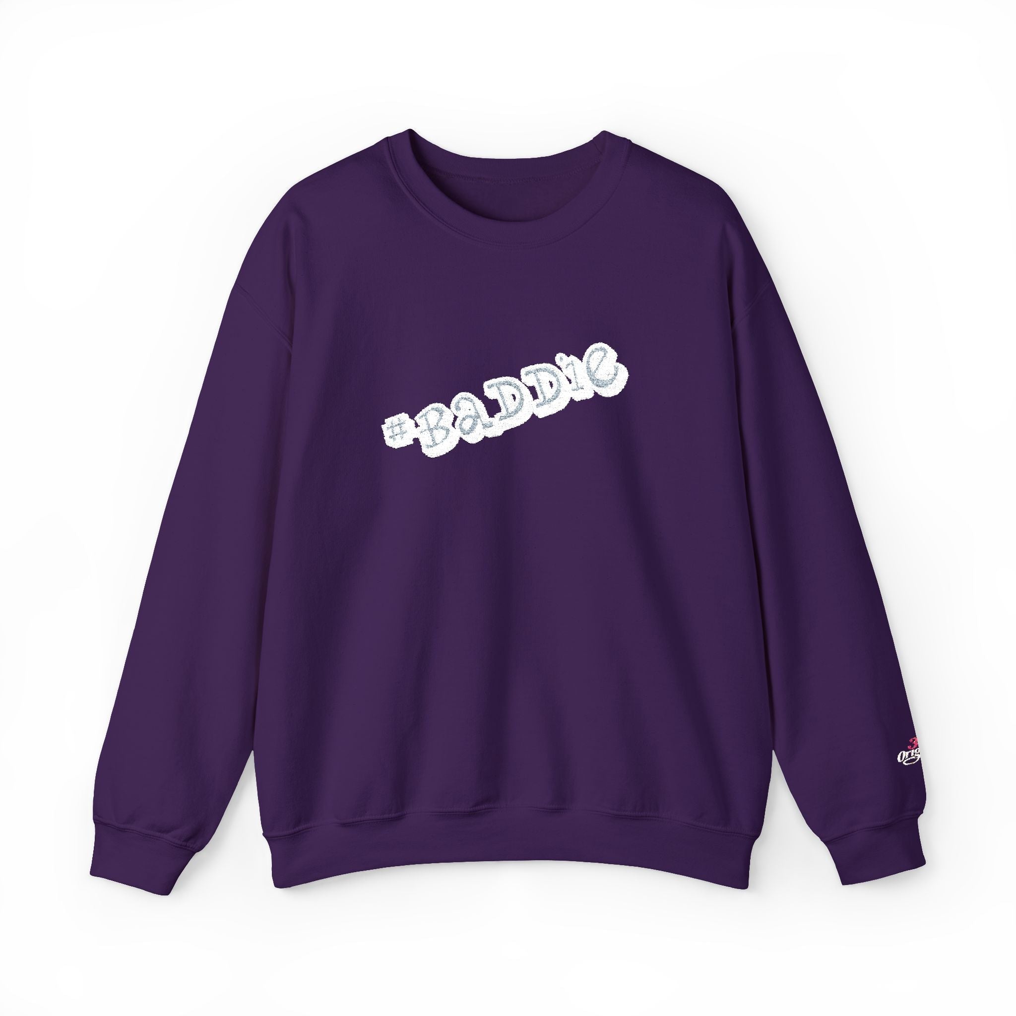 Cloud Script Crewneck Sweatshirt — White Script Logo Cozy Pullover - 314 Originals