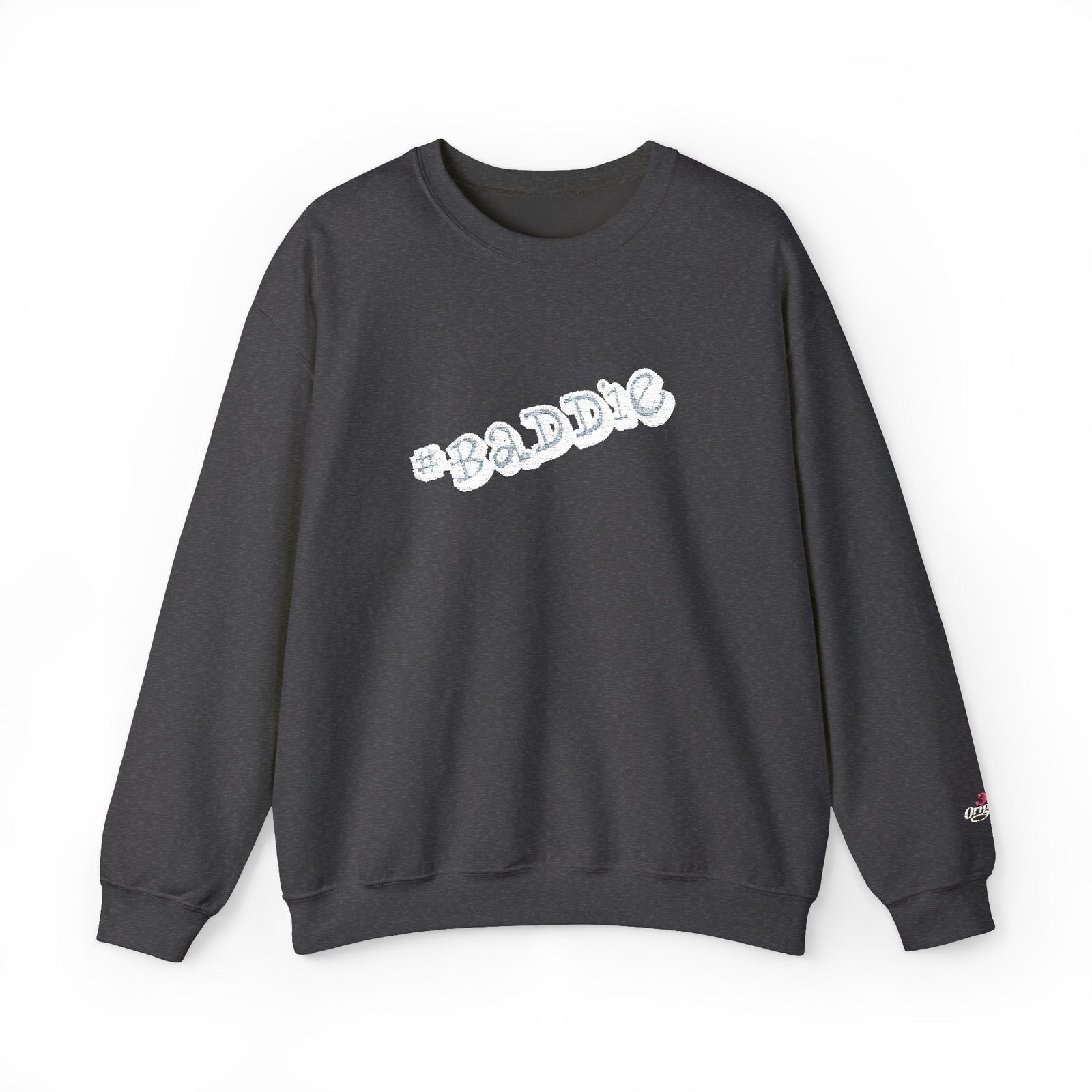 Cloud Script Crewneck Sweatshirt — White Script Logo Cozy Pullover - 314 Originals