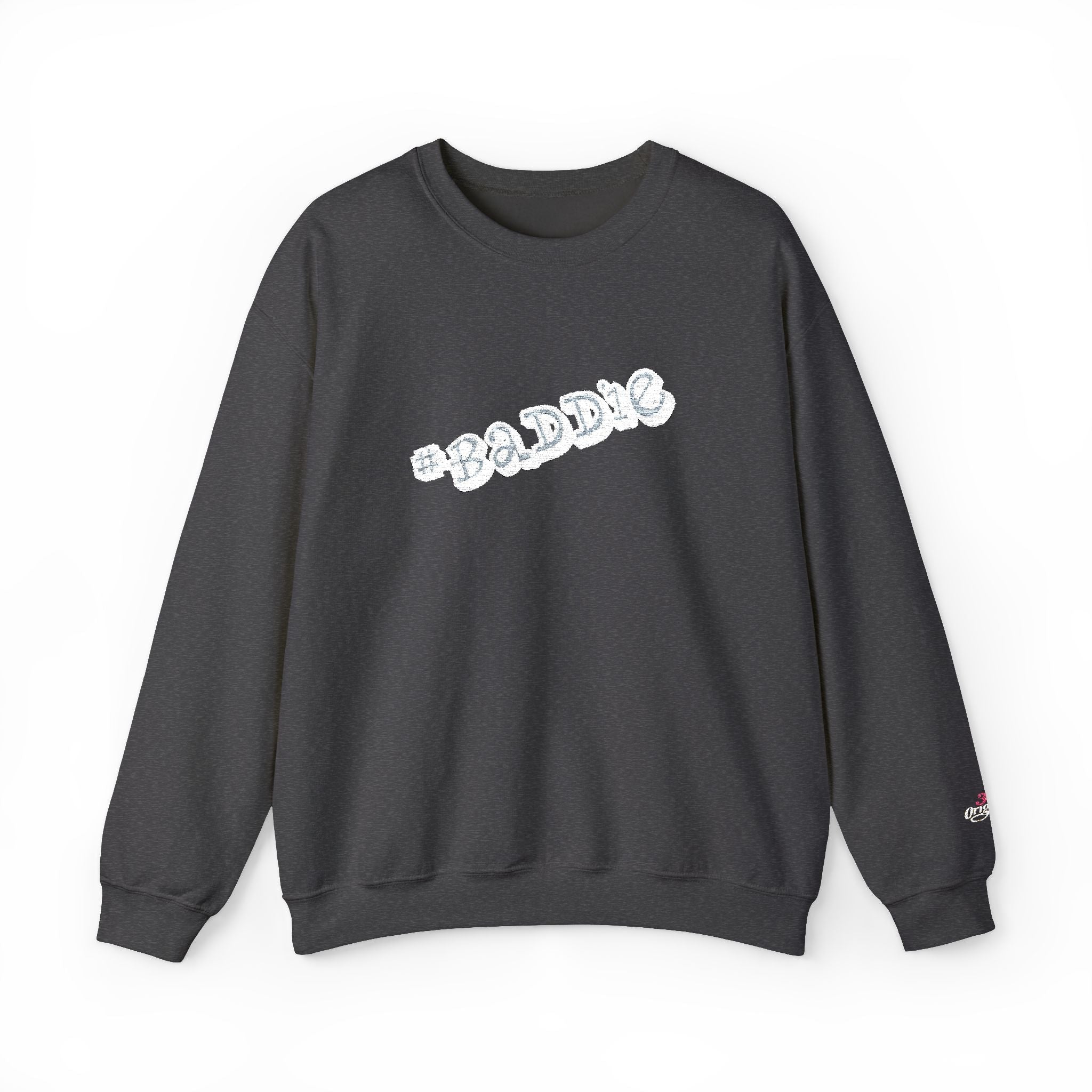 Cloud Script Crewneck Sweatshirt — White Script Logo Cozy Pullover - 314 Originals