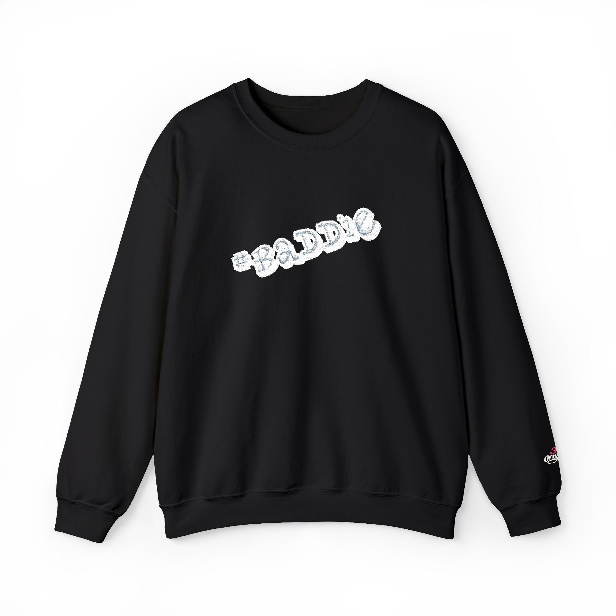 Cloud Script Crewneck Sweatshirt — White Script Logo Cozy Pullover - 314 Originals