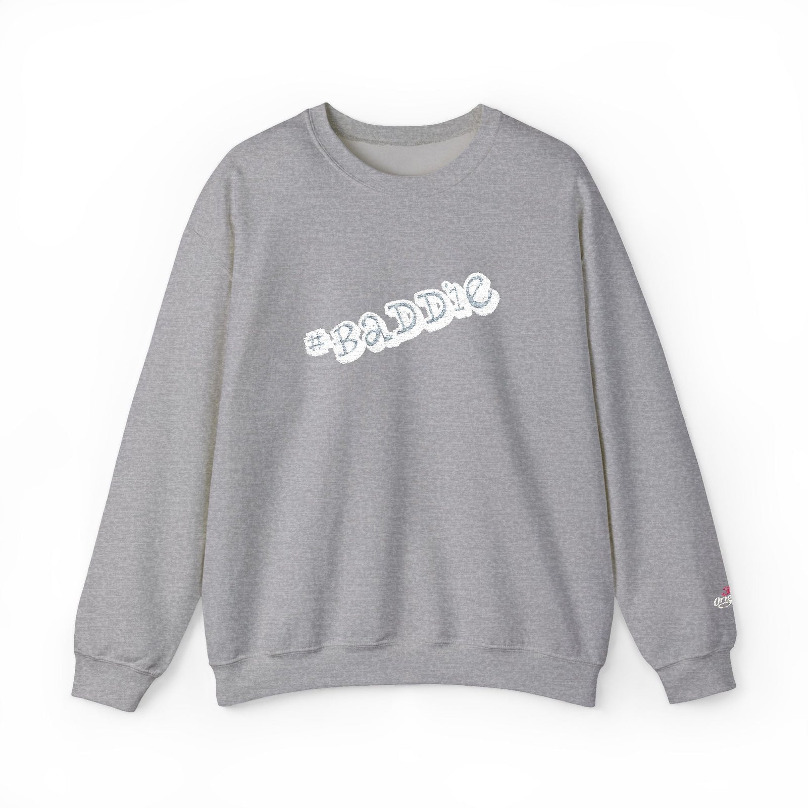Cloud Script Crewneck Sweatshirt — White Script Logo Cozy Pullover - 314 Originals
