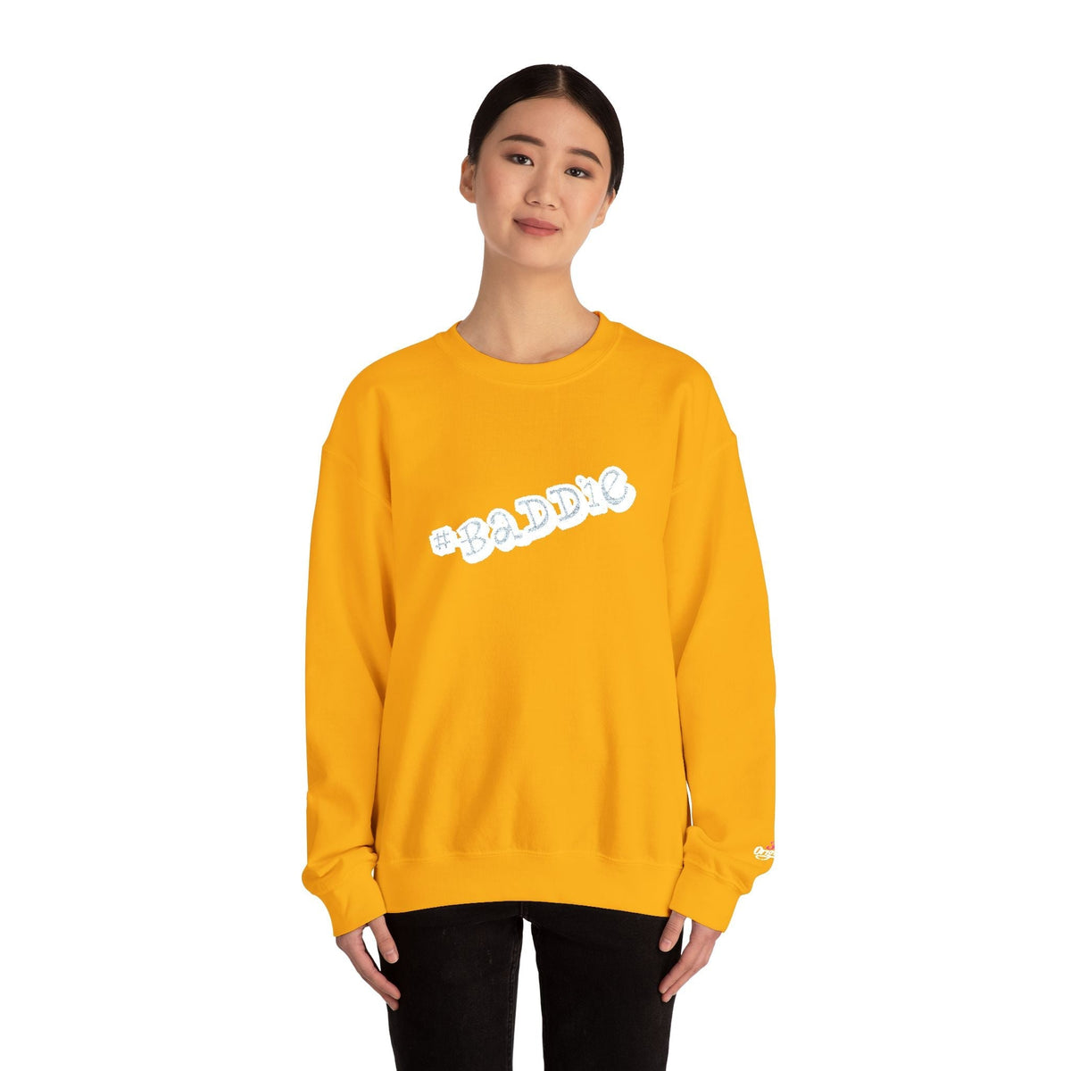Cloud Script Crewneck Sweatshirt — White Script Logo Cozy Pullover - 314 Originals