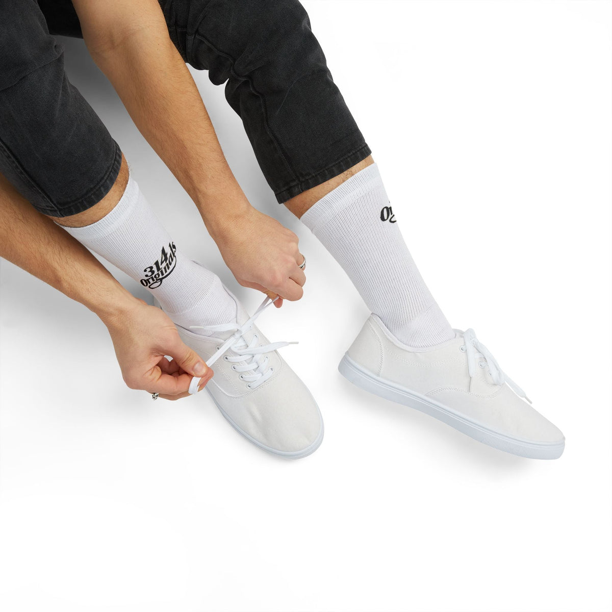 Custom Sublimation Athletic Crew Socks — '314 Originals' Logo - 314 Originals