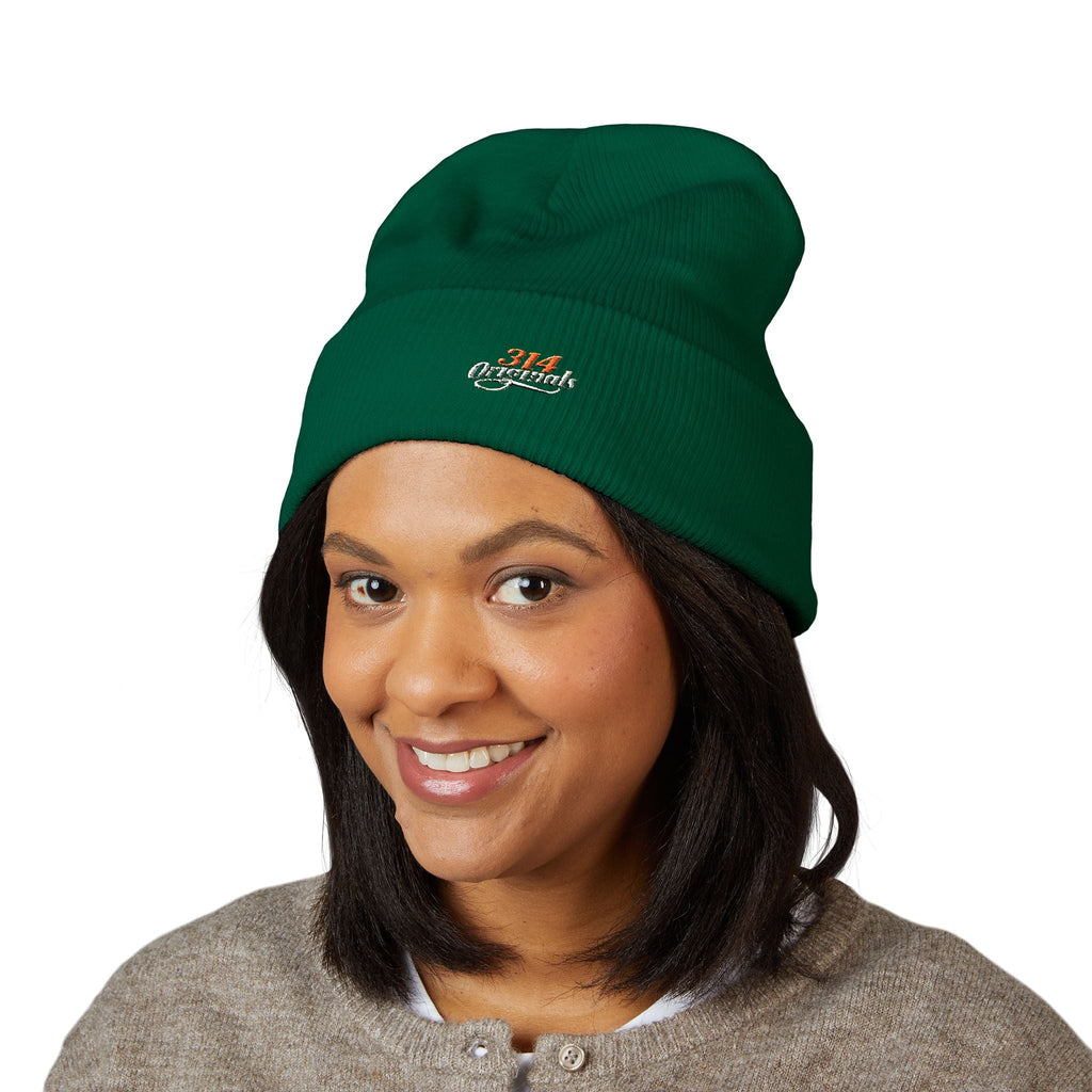 Embroidered '314 Originals' Classic Cuffed Beanie — Knit Winter Hat - 314 Originals