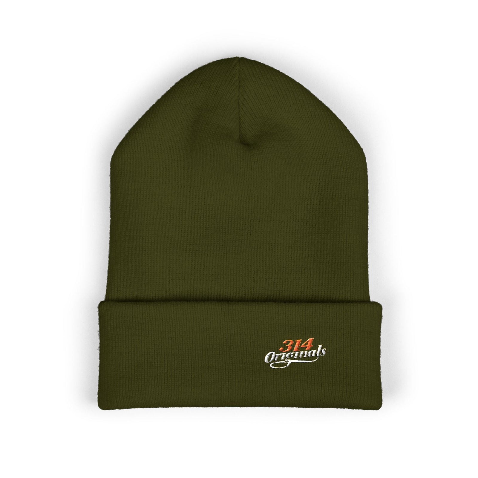 Embroidered '314 Originals' Classic Cuffed Beanie — Knit Winter Hat - 314 Originals