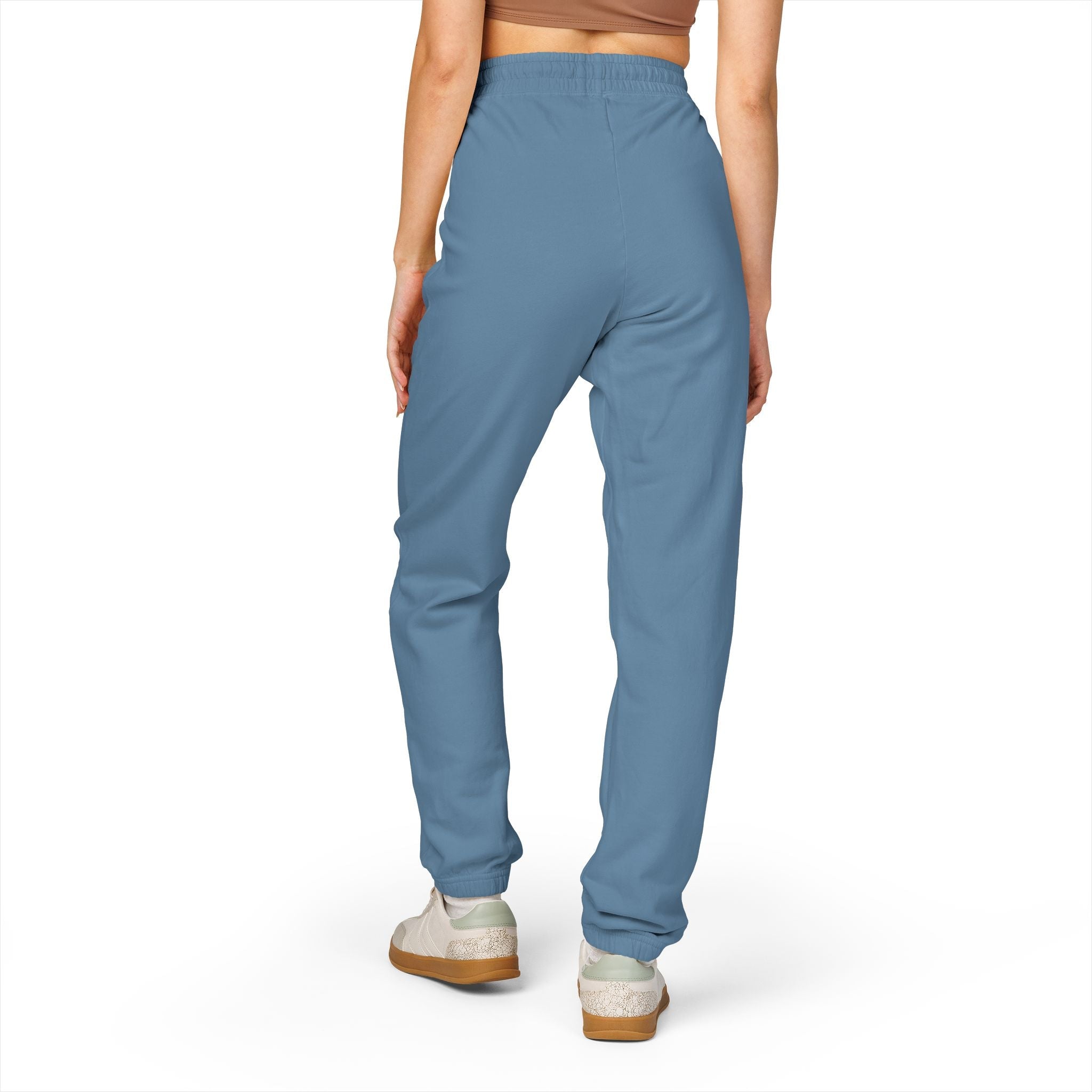 Embroidered Fleece Sweatpants — Soft Garment-Dyed Lounge Joggers - 314 Originals