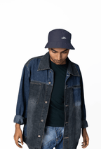 Embroidered Floral Script Bucket Hat - 314 Originals